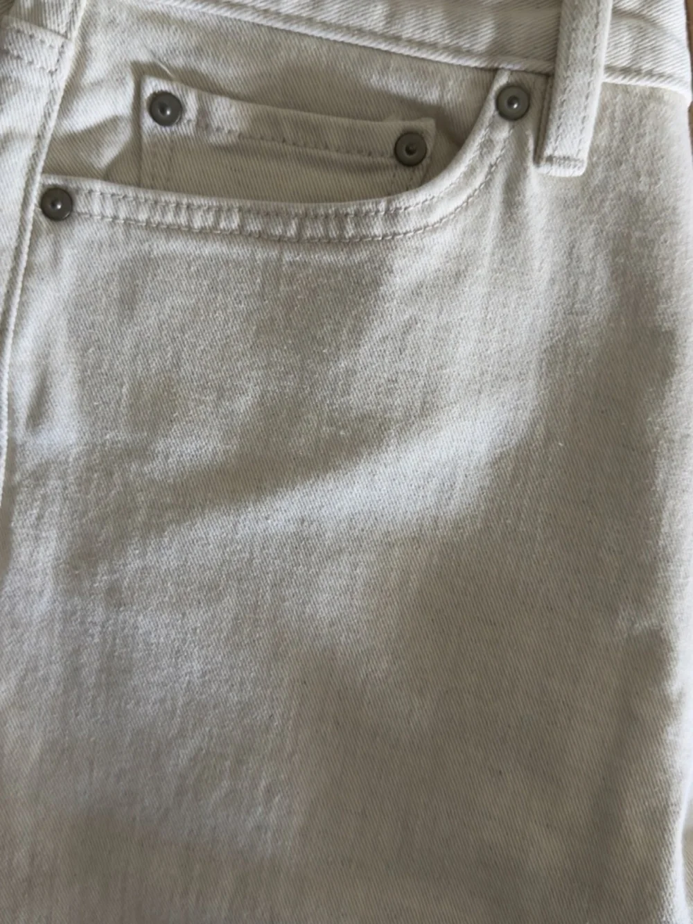 Banana Republic Travel Denim Jeans 5-Pocket Button - Ecru Wash
